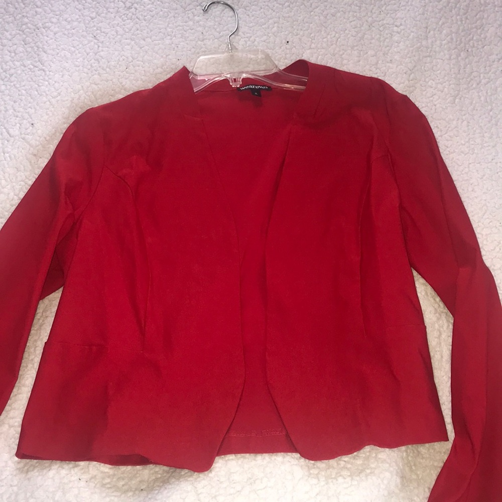 XL red blazer never worn!